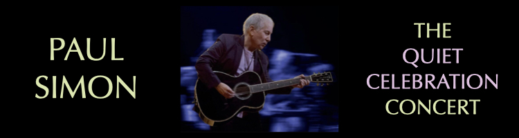 Paul Simon “The Quiet Celebration Concert” radio tracks